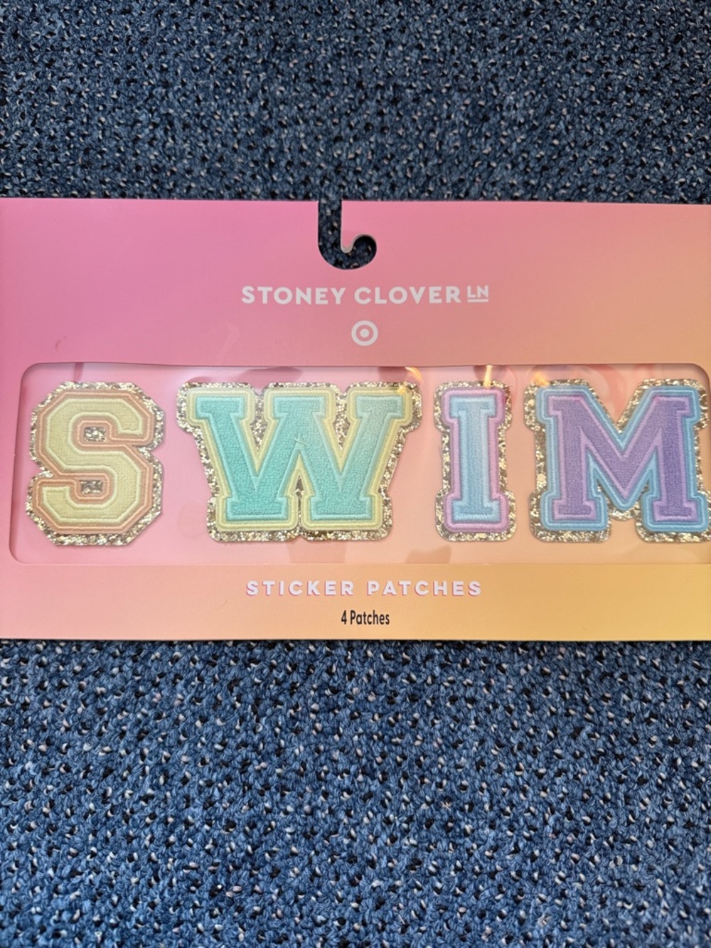 Stoney Clover Lane for Target ‘SWIM' Sticker Patches - Pastel Letters